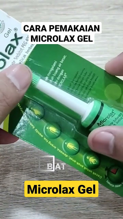 TIPS/CARA MENGGUNAKAN MICROLAX GEL‼️