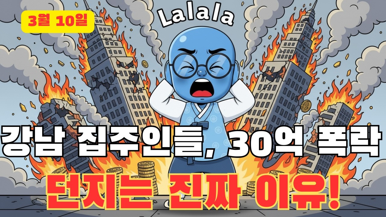 3월 10일 뚜껑 열린다… 강남 집주인들이 30억씩 깎으며 던지는 진짜 이유