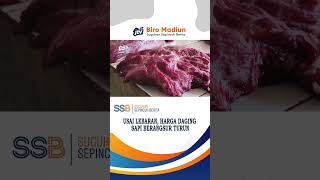 MAGETAN - Usai Lebaran, Harga Daging Sapi Berangsur Turun