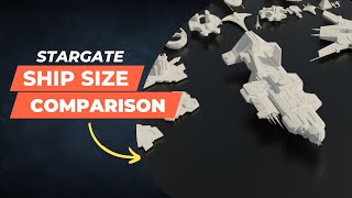 Stargate Ship 🚀 Size Comparison