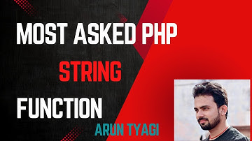 PHP INTERVIEW QUESTION #STRING FUNTION #2