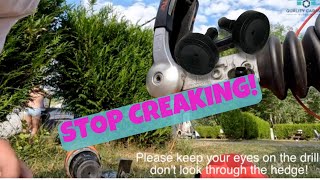 CREAKING Caravan Hitch. How to fix. Alko Side Friction Pads, Cleaning Replacing