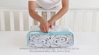 How to install TILLYOU Crib Bumper