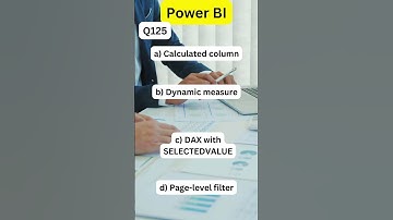 Q125: Scenario based Power BI Essential Interview Questions and Answers #powerbiinterview #powerbi