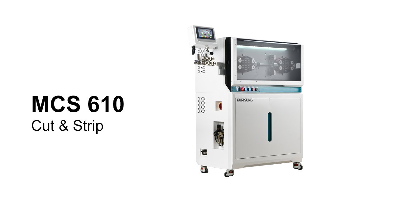 MCS 610 Powerful Cable Cutting and Stripping Machine | Uni-V Blade For 2.5 - 120 mm² | Korisung