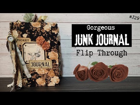 Antique'ish Junk Journal Flip Through #J29 #junkjournal