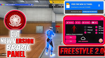 BRAZILIAN🇧🇷NEW VERSION ☃️CLT PANEL 👾 FREESTYLE 2.0 📱 SETTING NO RECOIL SENSI |🎮HOW TO USE PAID SENSI