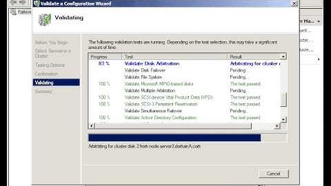 Validating Cluster.avi