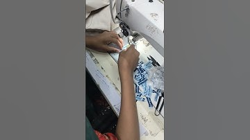 Main label with Size label attach | #garments #shorts #sewing #trending #bangladesh #viralvideo