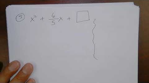 Pre Calc   Complete the Square video 2B