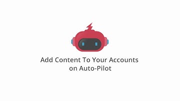 7. Automatically adding content to your account