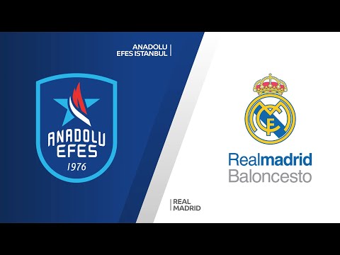 Anadolu Efes Istanbul - Real Madrid Highlights |Turkish Airlines EuroLeague, PO Game 1