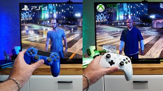 GTA 5 | Graphics and Performance Comparison | PS4 Slim Vs.  Xbox One S