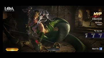 Legend of Ace (Android/iOS) - Medusa High Damage Build & Gameplay!