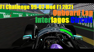 F1 Challenge 99-02 Mod F1 2021||Mercedes W12||Onboard Lap||Interlagos Circuit