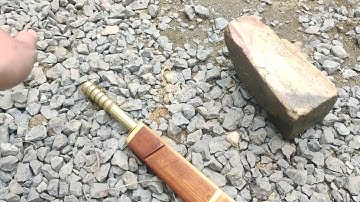 Dao mèo truyền thống | Đá mài suối mài sáng mịn