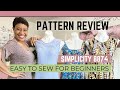 Pattern Review | SIMPLICITY 8874 | Easy For Beginners (2021)