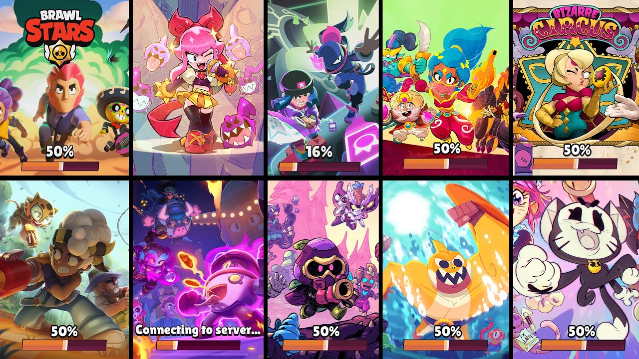 All Loading Screen Evolution in the Brawl Stars 2017   April 2024   sandsoftime Update