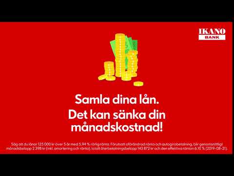 Samla lån - Ikano Bank