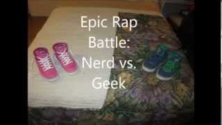 Epic Rap Battle Nerd Vs. Geek Cover