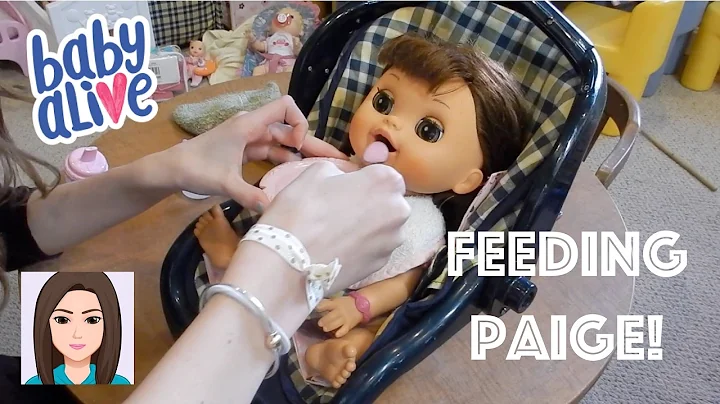 Feeding Baby Alive Paige!