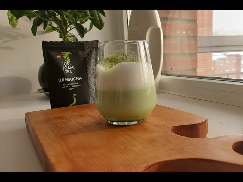 Как приготовить матча латте без венчика и чаши? Готовим Матча Origami Tea UJI Matcha