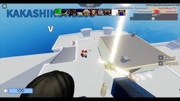 GETTING 100 POINTS WITH THE GOLDEN KNIFE!!! (Roblox Arsenal)