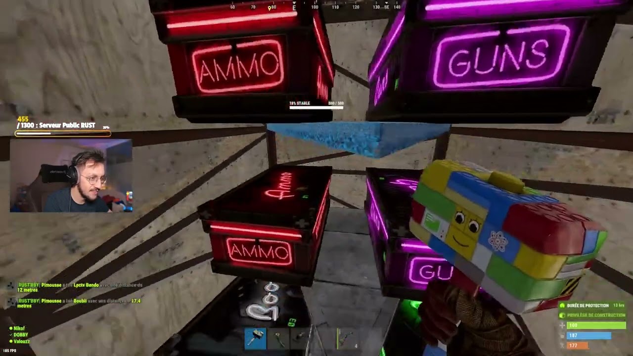 DOBBY - RUST =  3EME JOUR SUR RUST ! FERME A TISSU !