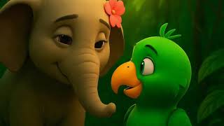 🐘 Ellie the Kind Elephant | Jungle Story for Kids | GiggleTales
