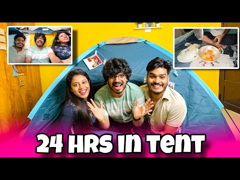 24 HOURS TENT CHALLENGE 🤩