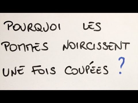 Pourquoi les pommes noircissent une fois coupées ?