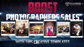 Boost Photographers Sales with this Creative templates - Privateprize.com