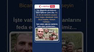 Bu Fotoğrafta Gördüğünüz Askerler Şehit Oldu... Resimi