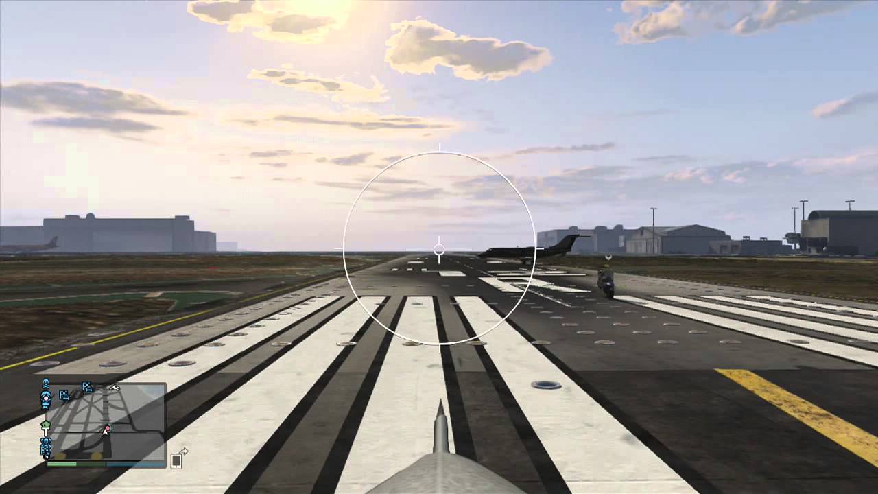 GTA5 Jet VS Bike (Race) YouTube