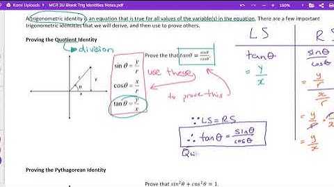 Trig Identities: Day 1