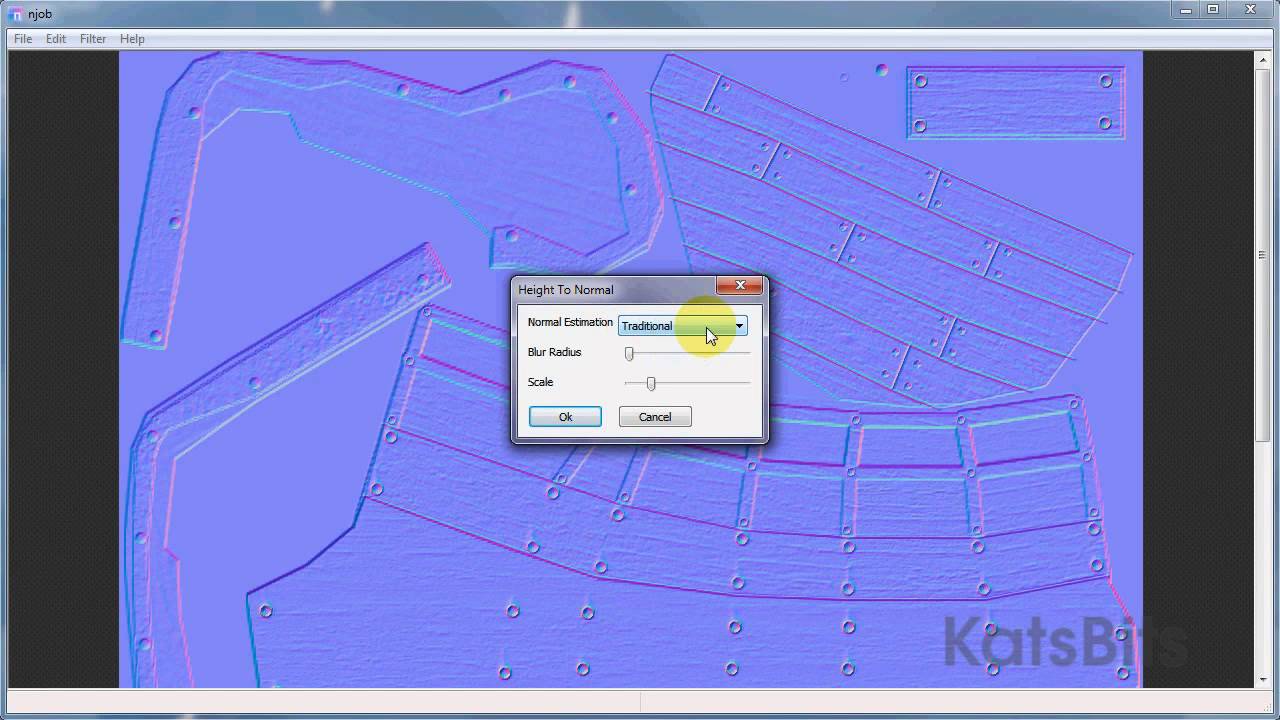 法線マップ作成ツールのメモ 100光年ダイアリー