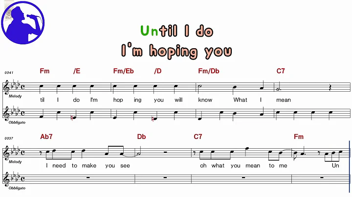 Beatles - Michelle karaoke sheet music for players...