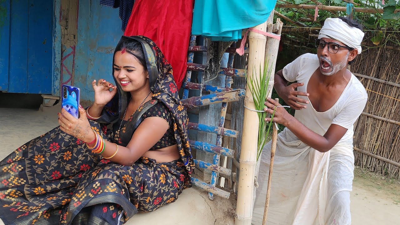 बाप रे कनिया मोबाईल मे कि देखैय छै  #maithili_comedy_dhorba #chunalal