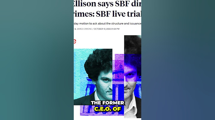 Ex-Alameda CEO alleges SBF directed her to commit crimes  #crypto #cryptocurrency #cryptonews