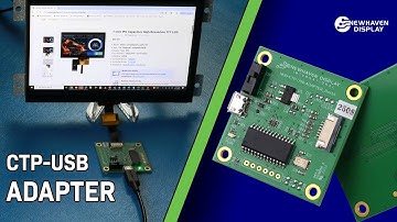 CTP-USB Adapter Board for Capacitive Touchscreen Displays