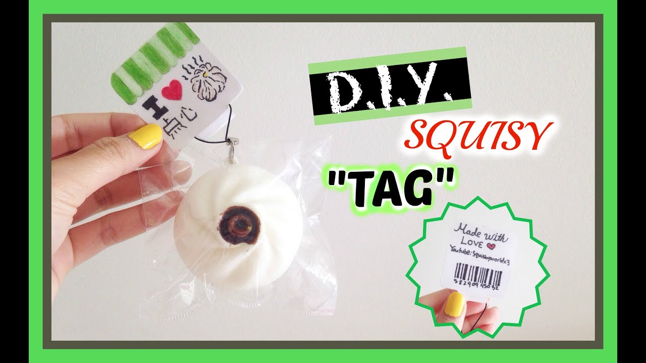 ✨How To Make a Tag for your Squishies✨ YouTube