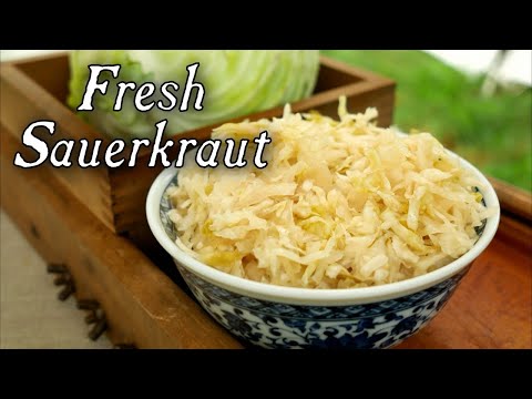 Making Fresh Sauerkraut