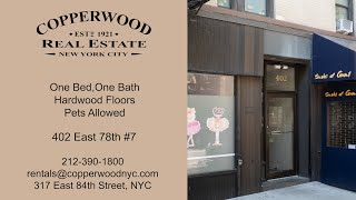 402 East 78 Apt 7