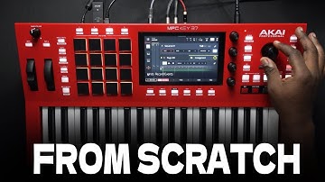 Standalone Akai MPC Key 37 Beat‑Making From Scratch | Stock Plugins