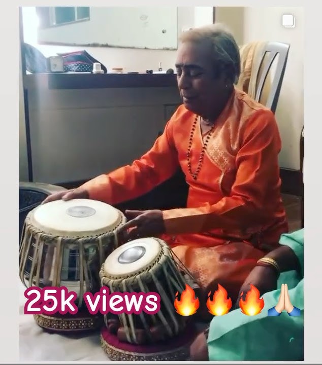 Rare clip of Pandit  Birju Maharaj ji on Tabla #classicaltabla #kathakdance #classical #indiandance