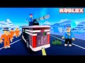 Para Dolu Kamyonu Koruyoruz!! Her Yerde Suçlular Var - Panda ile Roblox Jailbreak