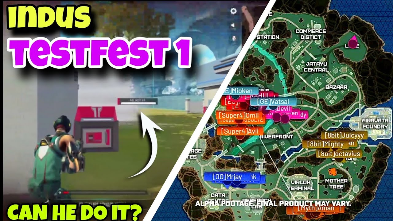 INDUS KA TESTFEST 1 GAMEPLAY (PART 2)✅| INDUS BATTLE ROYALE NEW GAMEPLAY💯#indusgamenewfullgameplay