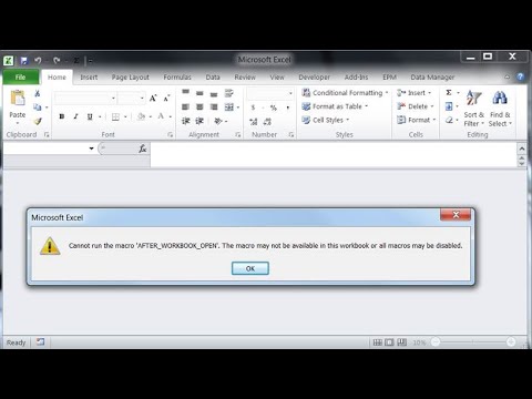 Cannot run the Macro - The macro may not be available | Unlimited Solutions - YouTube Cannot Run The Macro - The Macro May Not Be Available | Unlimited Solutions - Youtube