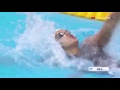 Women&#39;s 200m Backstroke Semifnal 1 LEN European Swimming Championships London 2016