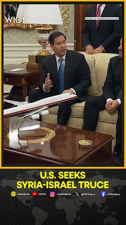 US Expects De-Escalation Between Syria and Israel Soon, Rubio Says | WION Shorts